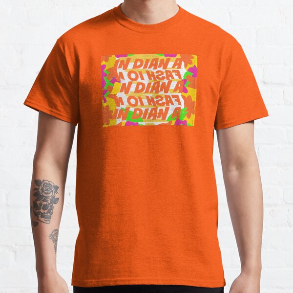 Stephen Sprouse inspired-Letter Print-Words-Day Glow Classic T-Shirt