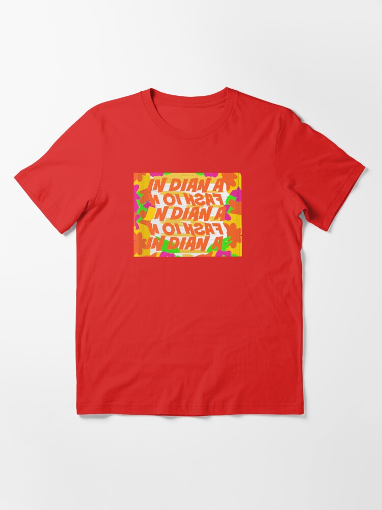 Stephen Sprouse inspired-Letter Print-Words-Day Glow Essential T