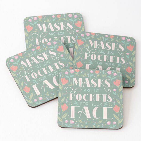 Item preview, Masks are just Pockets for your Face designed and sold by designwithmina-.