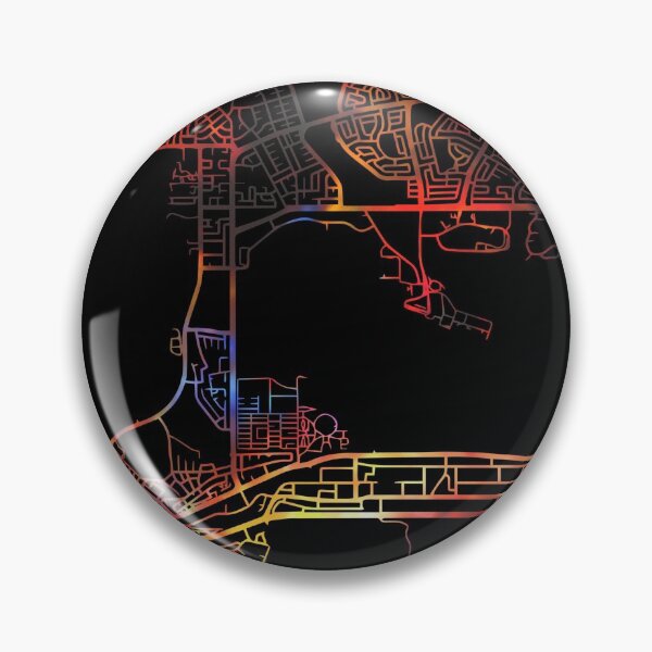 Item preview, Darwin City Street Map Dark Mode designed and sold by map-lover.