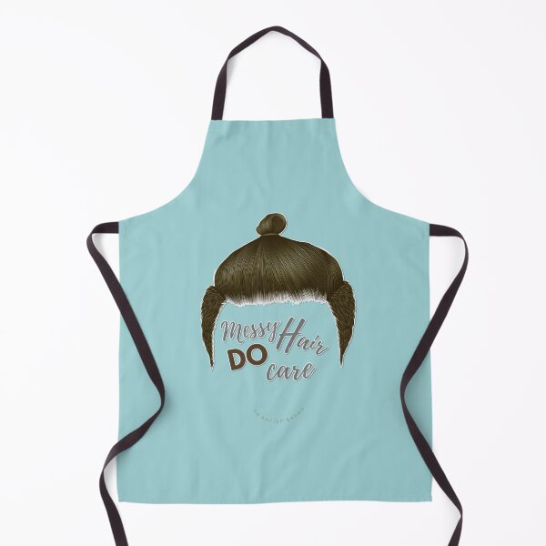 Item preview, Messy Hair Do Care - Man Bun, No Hair Left Behind Cleaning Fun designed and sold by SavvyCleaner.