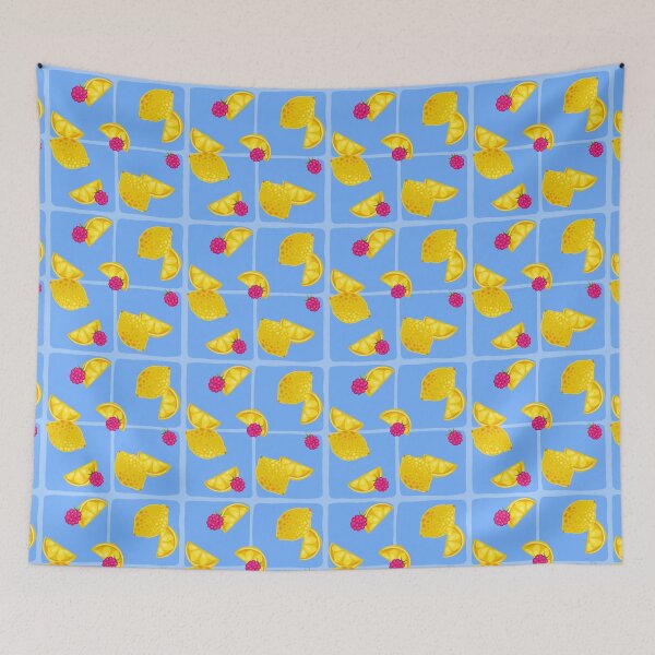 Item preview, Blue Lemon Raspberry Picnic designed and sold by colorfulclaire.