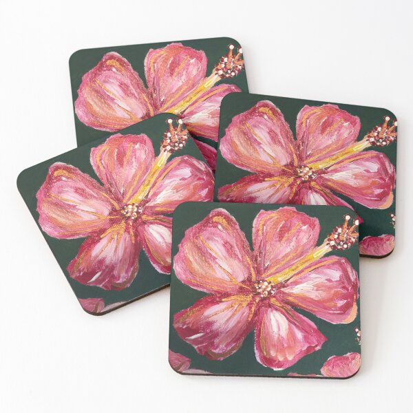 Item preview, Rosegold hibiscus  designed and sold by Kira Acciarresi.