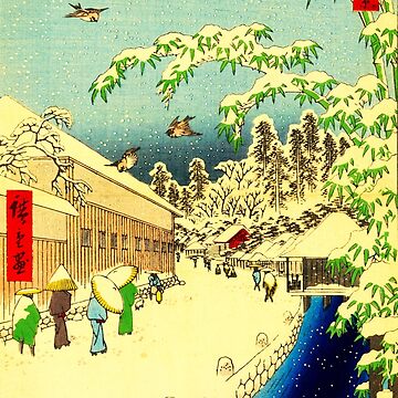 Artwork thumbnail, "Atagoshita yabukoji" by Ando Hiroshige by Ukiyo-e World