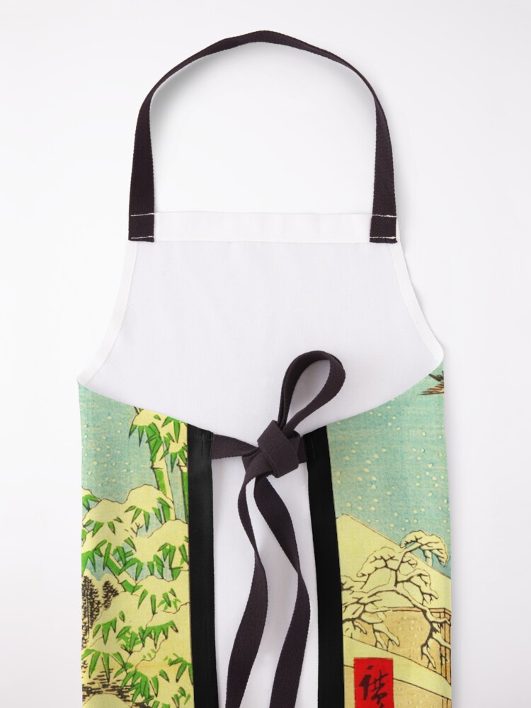 Thumbnail 5 of 6, Apron, "Atagoshita yabukoji" by Ando Hiroshige designed and sold by ukiyoeworld.