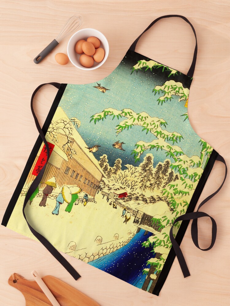 Thumbnail 1 of 6, Apron, "Atagoshita yabukoji" by Ando Hiroshige designed and sold by ukiyoeworld.