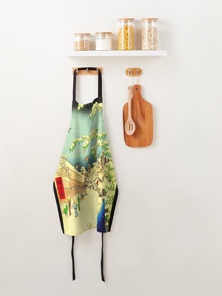 Thumbnail 4 of 6, Apron, "Atagoshita yabukoji" by Ando Hiroshige designed and sold by ukiyoeworld.
