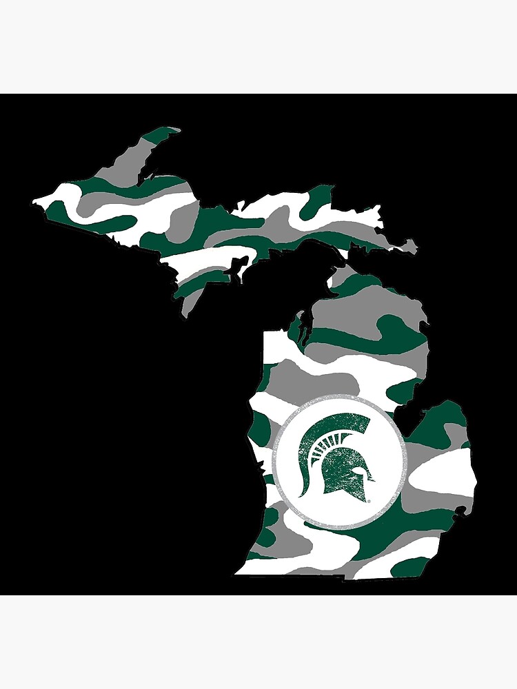 "Michigan State camo" Poster by ElijahMoonProd | Redbubble