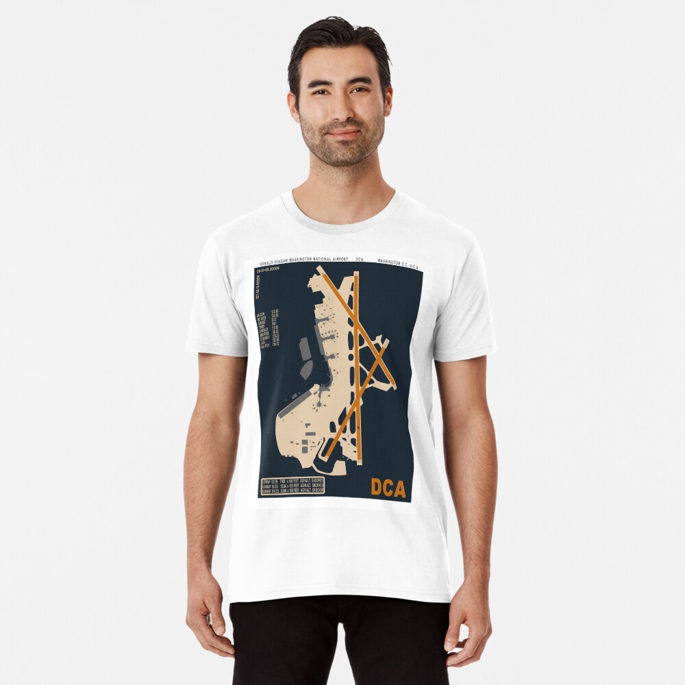 DCA Reagan Washington National Airport Art Essential T-Shirt for