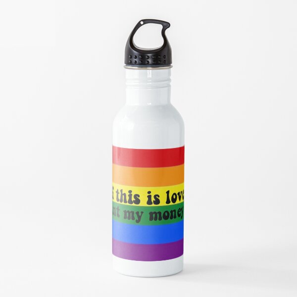 King Princess song quote Water Bottle