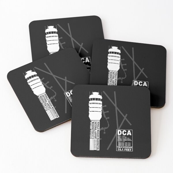 Item preview, f DCA Reagan Washington National Airport ATC Tower Art designed and sold by RealPilotDesign.