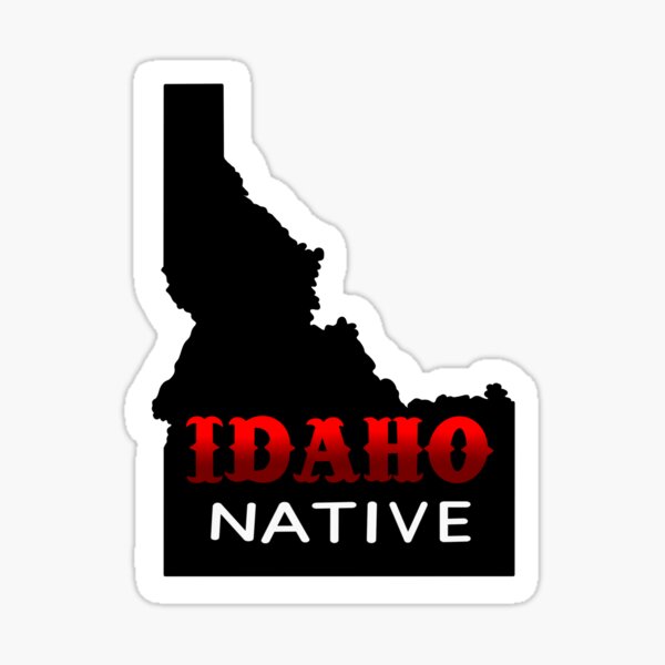 "Idaho Native" Sticker for Sale by catmmars Redbubble