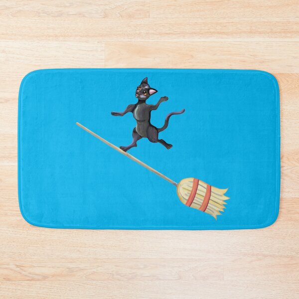 Item preview, Broom Surfing Black Cat  designed and sold by Deborah Camp.