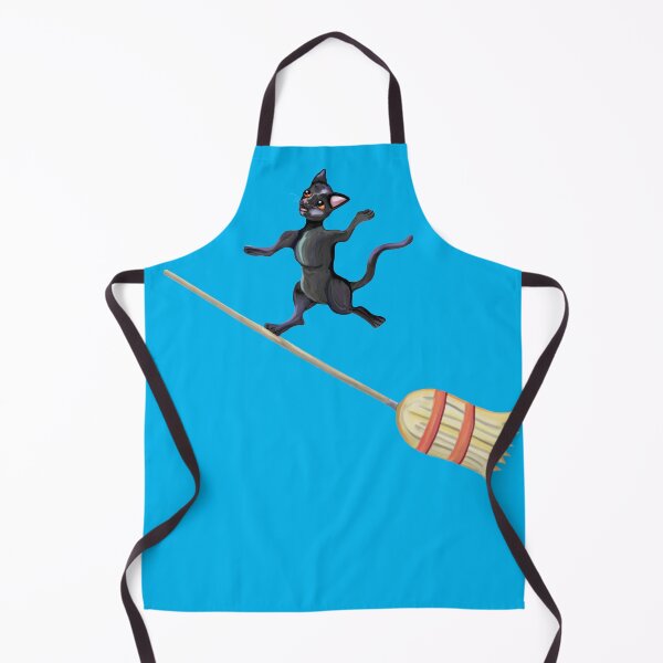 Item preview, Broom Surfing Black Cat  designed and sold by Deborah Camp.