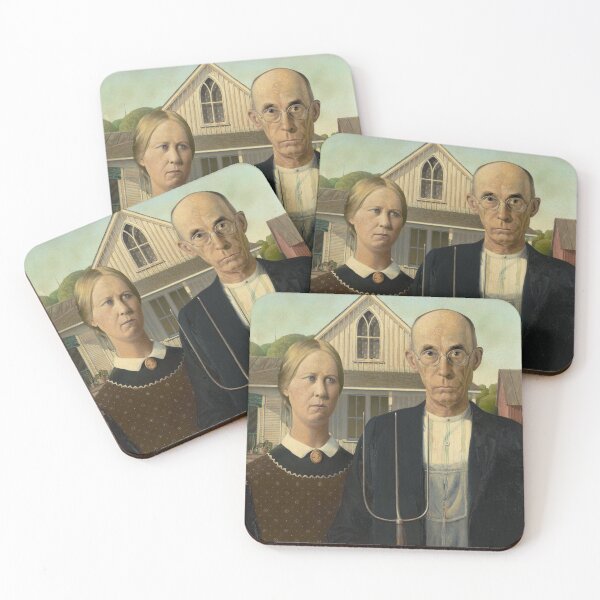Item preview, American Gothic - Grant Wood designed and sold by themasters.