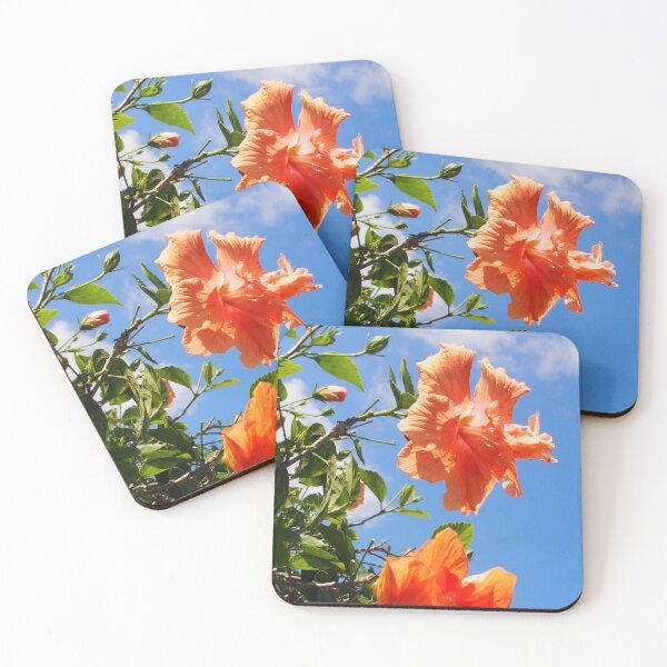 Item preview, Orange Hibiscus and Blue Sky designed and sold by KarenZuk.
