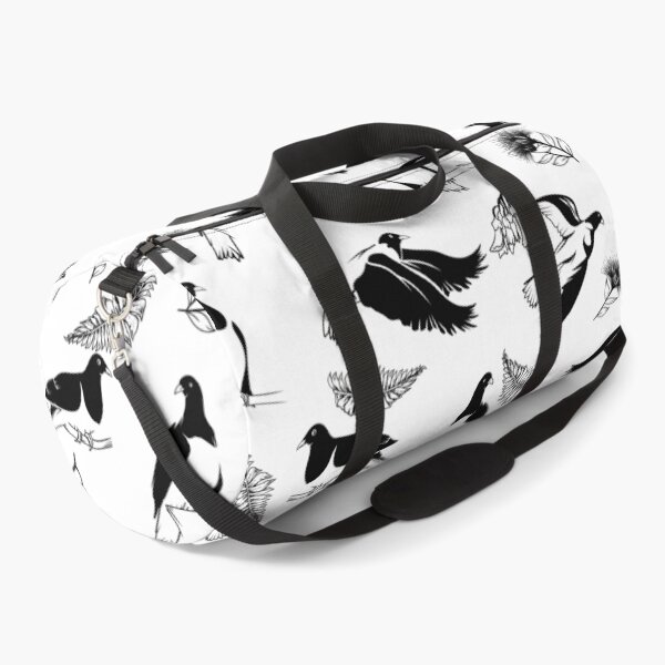 Item preview, Kereru black and white bird pattern designed and sold by ekpatterns.