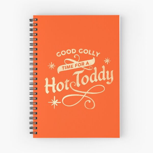 Item preview, "Good Golly, Time For A Hot Toddy!" Cute Red & White Typography Art designed and sold by The Whiskey Ginger Design Shop.
