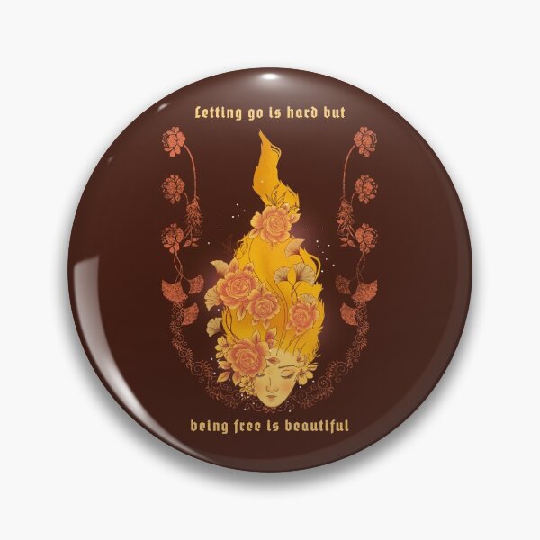 Item preview, Letting Go Is Hard But Being Free Is Beautiful designed and sold by AladdinMktgs.