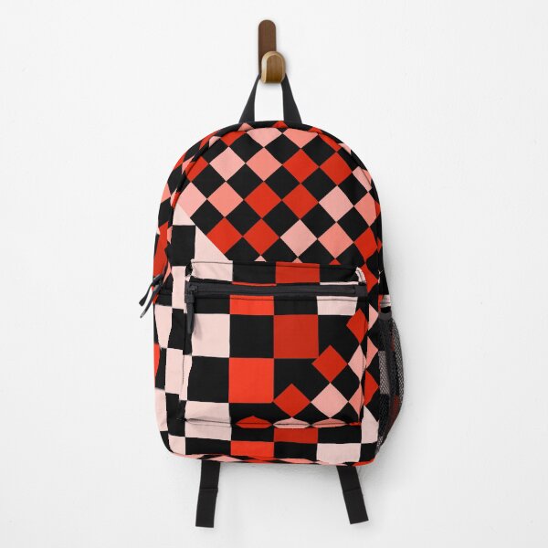 Item preview, Red and black checkerboard, square (vintage art, color) designed and sold by Stéphane Thirion.