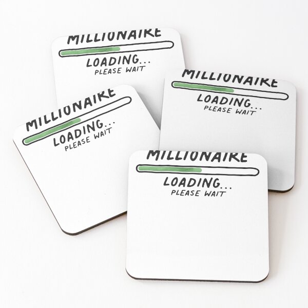 Item preview, Millionaire Loading Please Wait Watercolor Bar designed and sold by sharedipmemes.