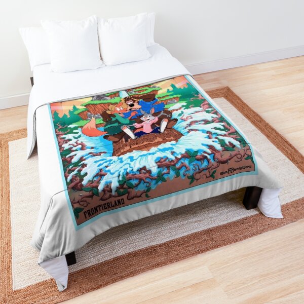Art Splash Mountain Potrait Comforter