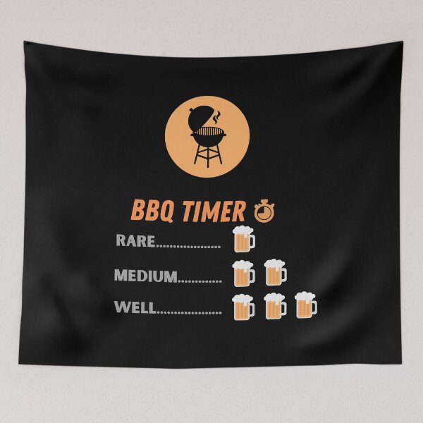 Item preview, BBQ Timer: it is time for some barbecue (rare, medium or well). designed and sold by Mya4You.