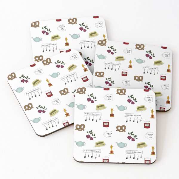 Item preview, The Office Icons Pattern Colorized designed and sold by AmethystRoses.