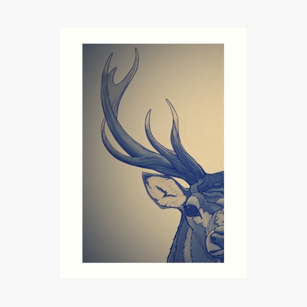 Head on L Art Print