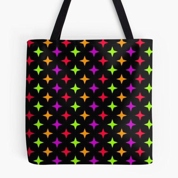Item preview, Color star pattern on black background designed and sold by Stéphane  Thirion.