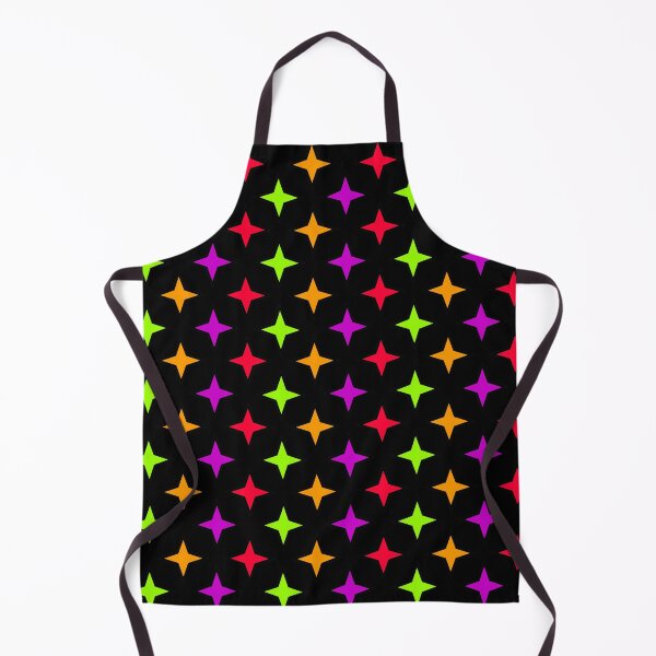 Item preview, Color star pattern on black background designed and sold by Stéphane Thirion.