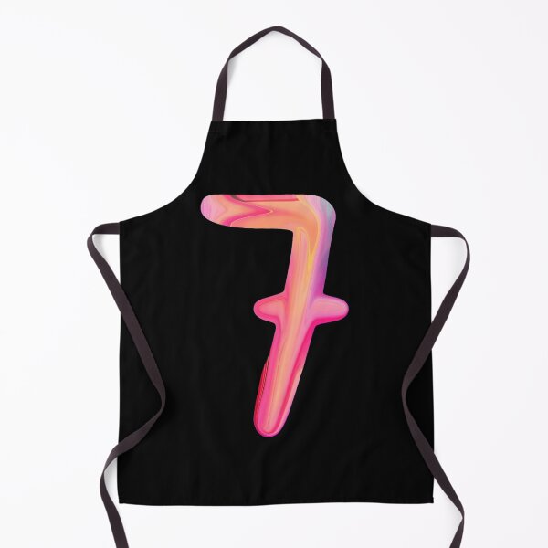Item preview, Number 7 Pink Dripping Paint  designed and sold by Krafty  Arts Studio.