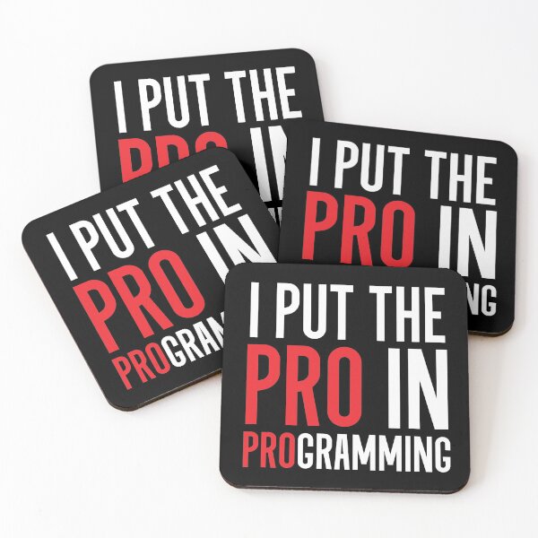 Item preview, I Put The Pro In Programming designed and sold by MarissaTries.