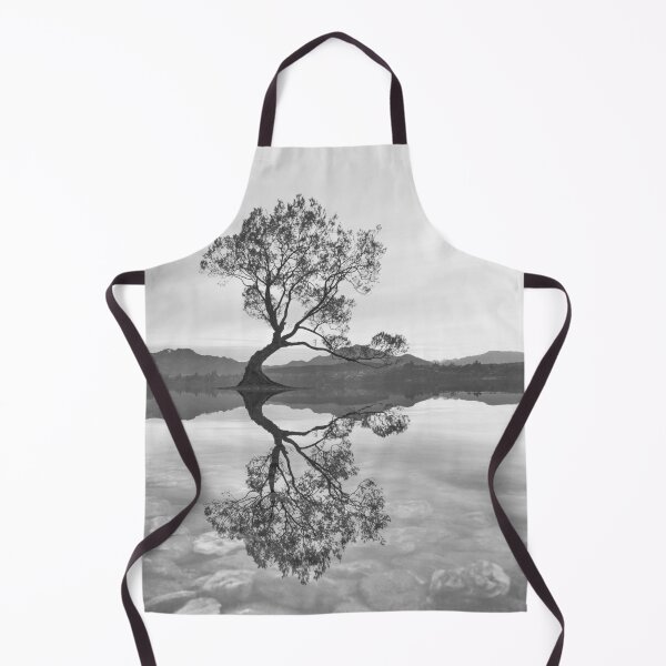 Item preview, Black and White Landscape Wanaka Tree designed and sold by ind3finite.