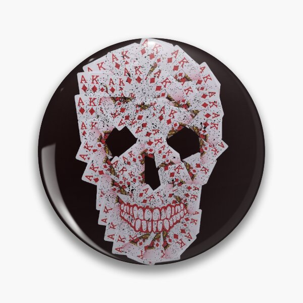 Item preview, Ace King Skull designed and sold by pokerhuts.