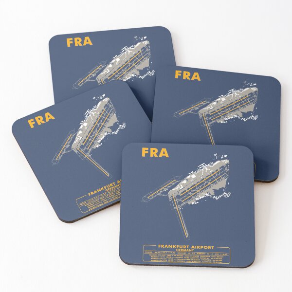 Item preview, FRA Frankfurt Airport Germany Airport Diagram Art designed and sold by RealPilotDesign.