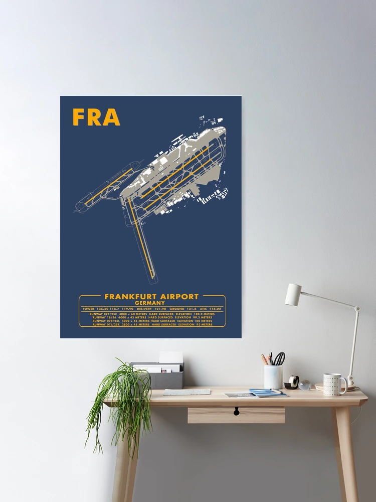 FRA Frankfurt Airport Germany Airport Sale | for Diagram Redbubble Art\