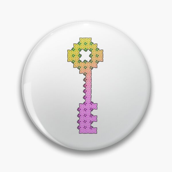 Item preview, Gradient colored key and clovers (composition) designed and sold by Stéphane  Thirion.