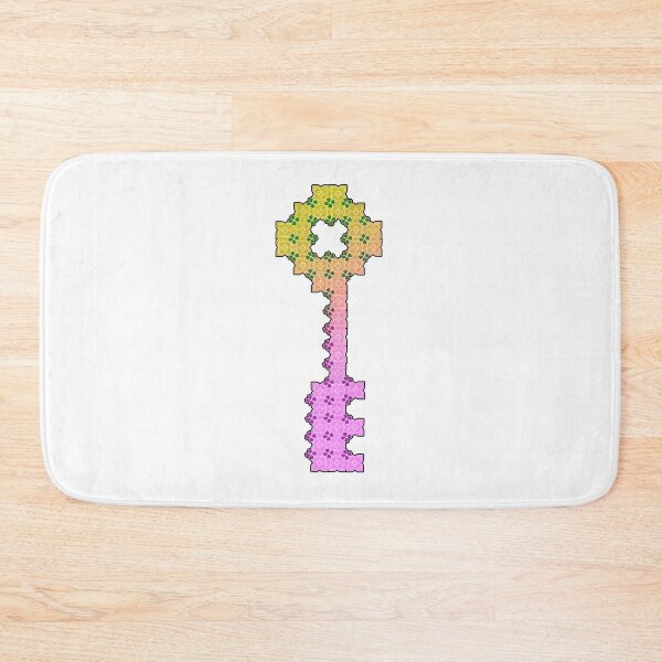 Item preview, Gradient colored key and clovers (composition) designed and sold by Stéphane  Thirion.