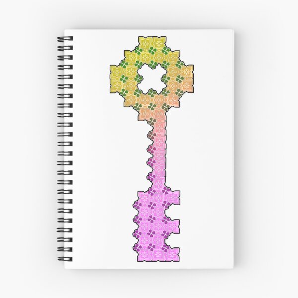 Item preview, Gradient colored key and clovers (composition) designed and sold by Stéphane  Thirion.
