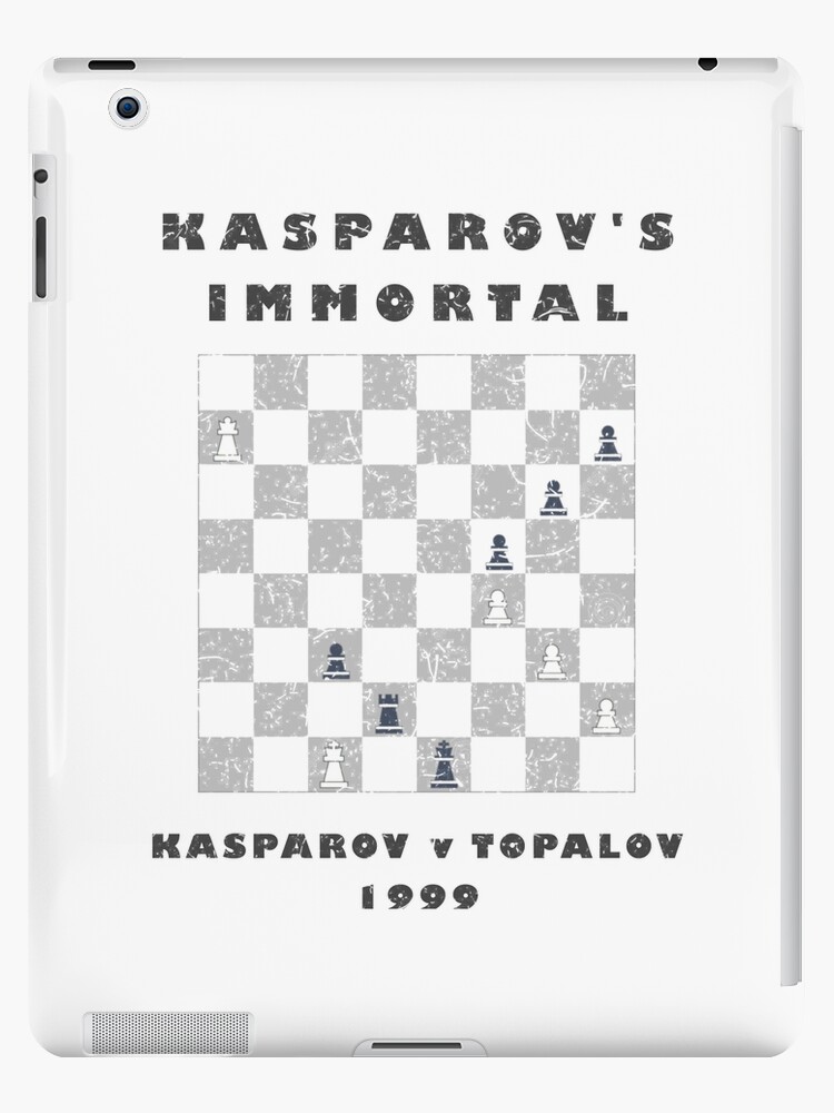 Garry Kasparov The Legend Aesthetic Watercolor Portrait of a chess master  iPad Case & Skin for Sale by Naumovski