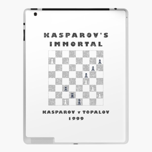 Garry Kasparov The Legend Abstract Watercolor Portrait of a chess master  iPad Case & Skin for Sale by Naumovski