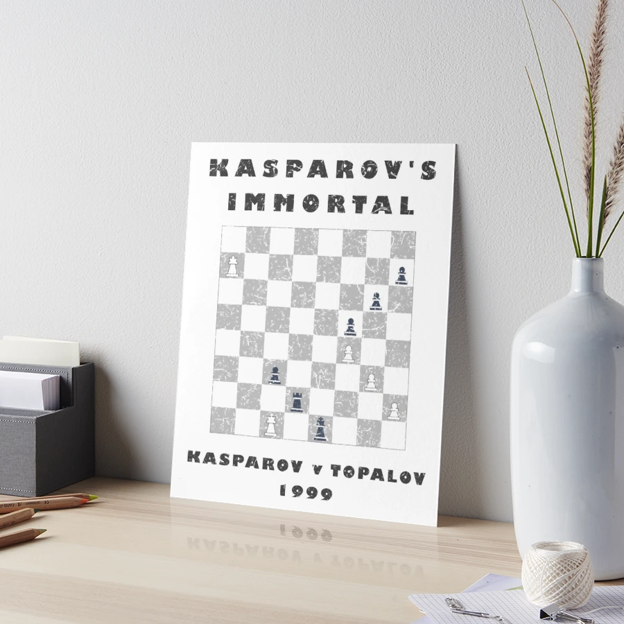 Famous Chess Game: Kasparov vs Topalov 1999 (Kasparov's Immortal