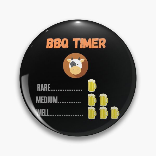 Item preview, BBQ Timer: it is time for some barbecue (rare, medium or well). designed and sold by Mya4You.