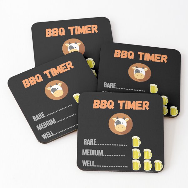 Item preview, BBQ Timer: it is time for some barbecue (rare, medium or well). designed and sold by Mya4You.