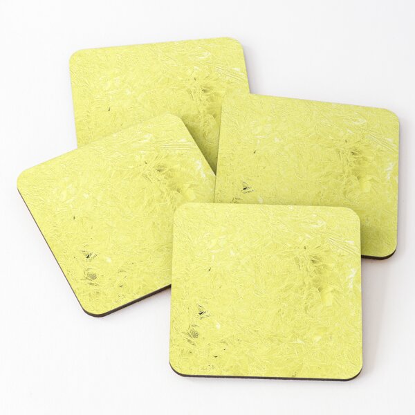 Item preview, Crumpled Foil Abstract in Pastel Yellow designed and sold by Darcy777.