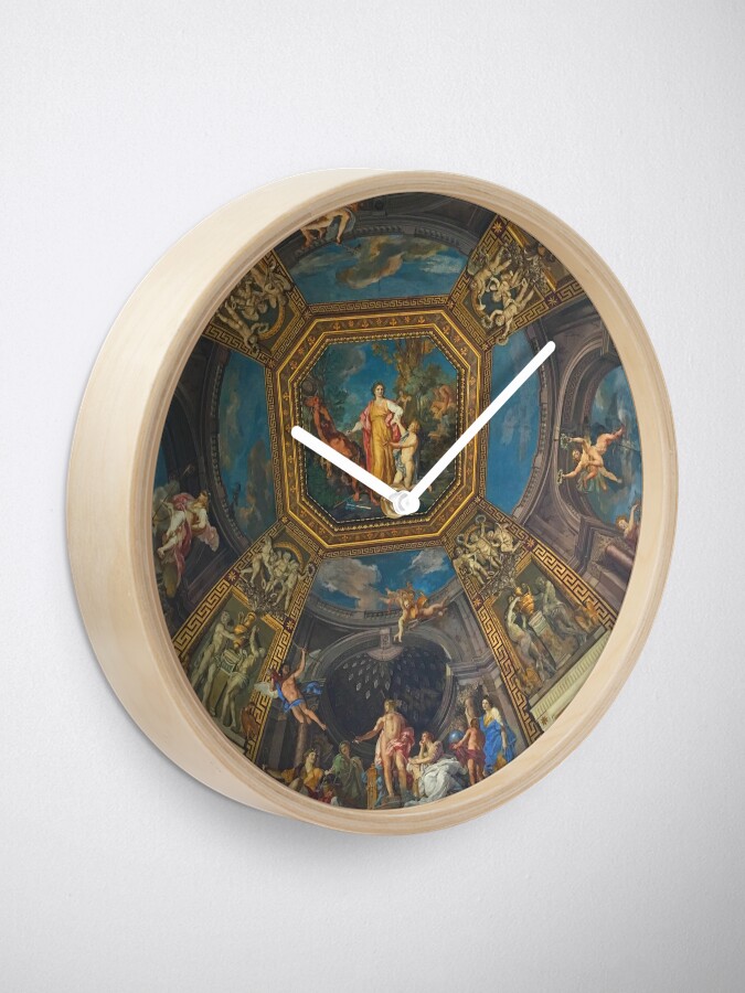 Alternate view of The Vatican-Ceiling Mural Clock