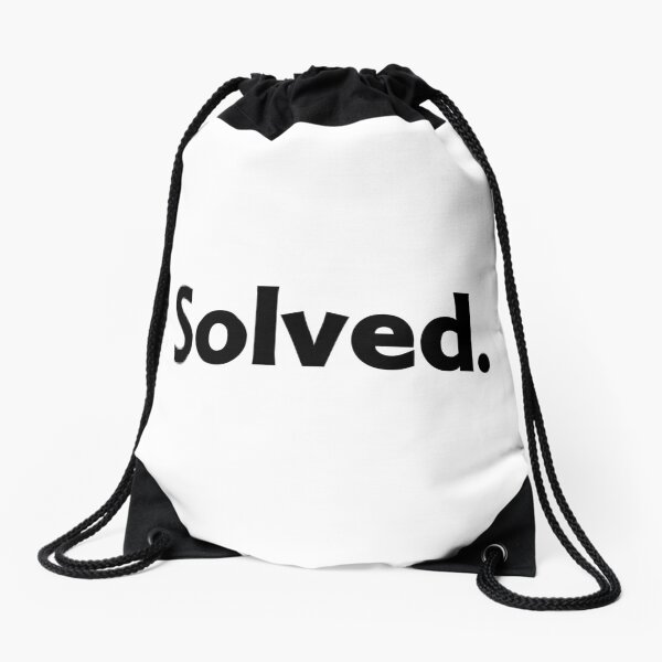 Law of Attraction - Solved. Drawstring Bag