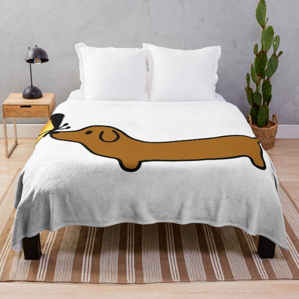 Item preview, Cartoon Wiener Dog and Butterfly designed and sold by MillerDesigns.