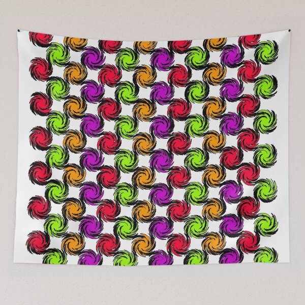 Item preview, Colorful swirl pattern, abstract art illustration designed and sold by Stéphane  Thirion.